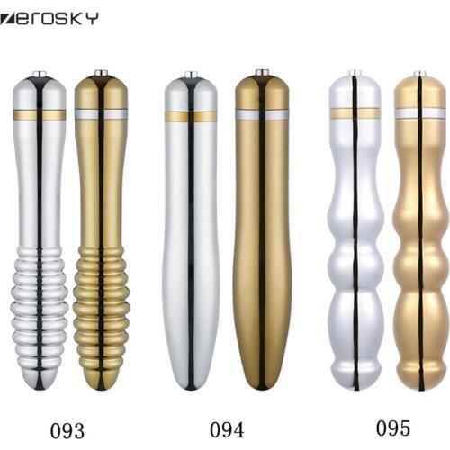 Zerosky USB Rechargeable Vibrator Waterproof Anal Plug Sex Toys for Women Men Magic Wand Massage Metal dildo Male Sex toys