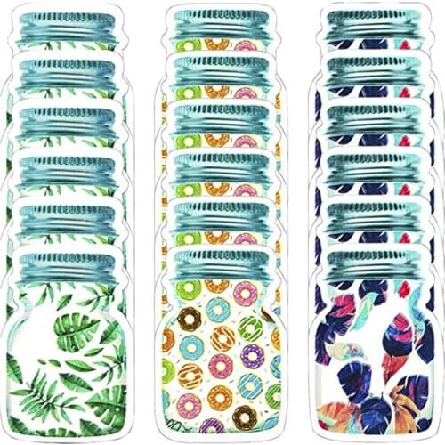 1/3pcs Reusable Mason Jar Bags Nuts Cookies Zipper Seal Food Storage Bags Snacks Kitchen Freezer Organizer Portable Travel