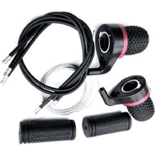 1 Pair Bicycle Twist Gear Shifter Grips 3x7 Speed Bicycle Gear Shifter Bike Shift Levers Shift Replacement Grip For Shimano