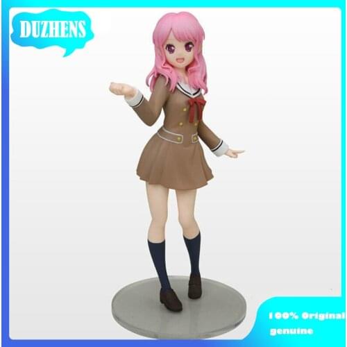 Original Japanes BanG Dream! Aya Maruyama school uniform PVC Action Figure Anime Figure Model Toys Figure Collection Doll Gift