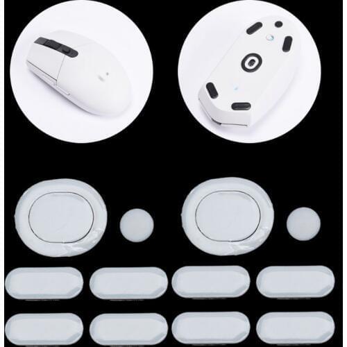 2 Sets/pack Gaming Mouse Feet Mouse Skate For Logitech G304 G305 Mouse White Mouse Glides Curve Edge C26