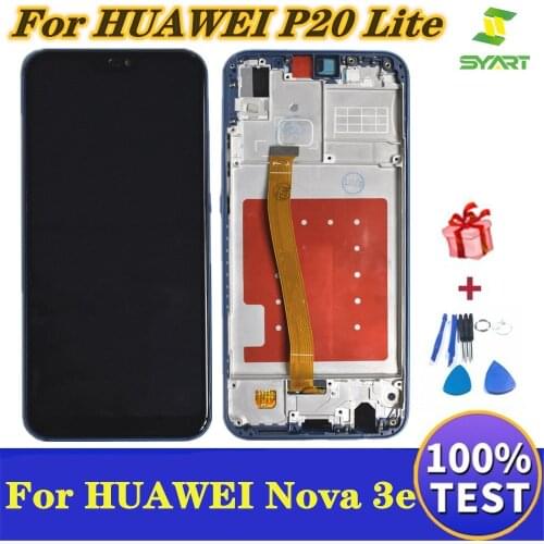5.84" LCD Screen For HUAWEI P20 Lite Display ANE-LX1 ANE-LX3 Touch Screen Digitizer Assembly Replacement For Huawei Nova 3e LCD