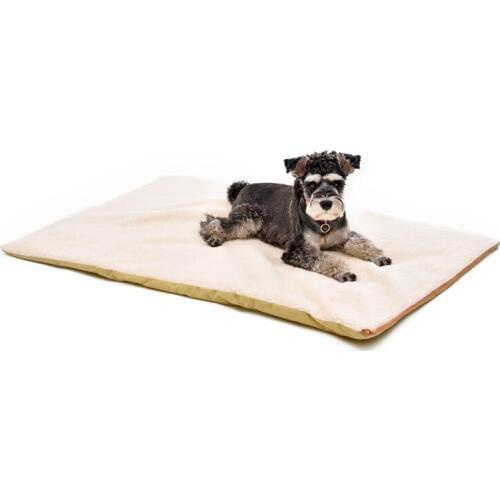 Free Shipping Fever Dog Cat Cushion Beige Leisure Style Pet Mat Warm In Winter Pet Product Wholesale Animal Mat High Quality