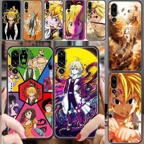 The Seven Deadly Sins Anime Phone case For Huawei P Mate P10 P20 P30 P40 10 20 Smart Z Pro Lite 2019 black art coque luxury