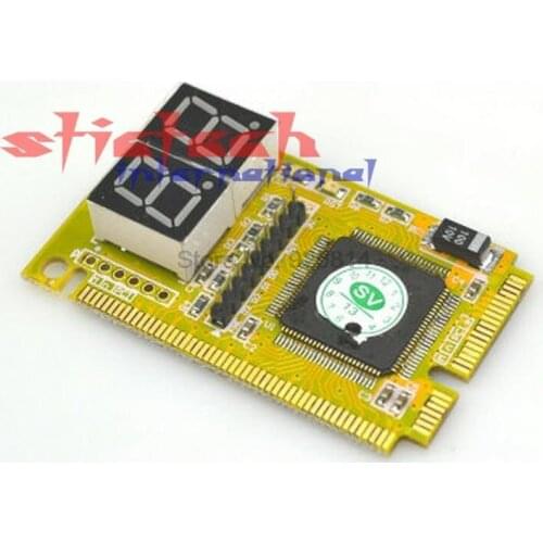 By dhl or ems 200 pieces 3 in 1 Mini PCI-E LPC PC Analyzer Tester POST Card Test For Notebook LaptopHot New Arrival