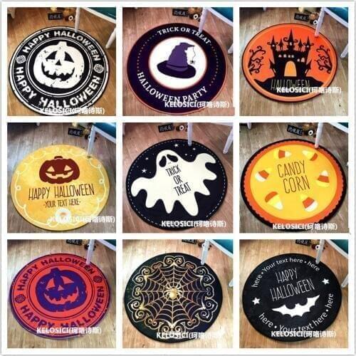 Personality Trend Halloween style Round carpets for living room bedroom Dressing Mirror study Room rugs and carpets for home