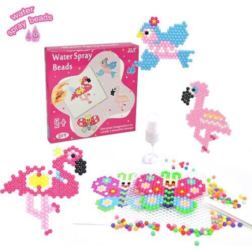 5mm Hama Water Spray Beads Set 3D Puzzles Hama Water Beads Kit Smart Games Creative Educational Toys Learning Toys For Children