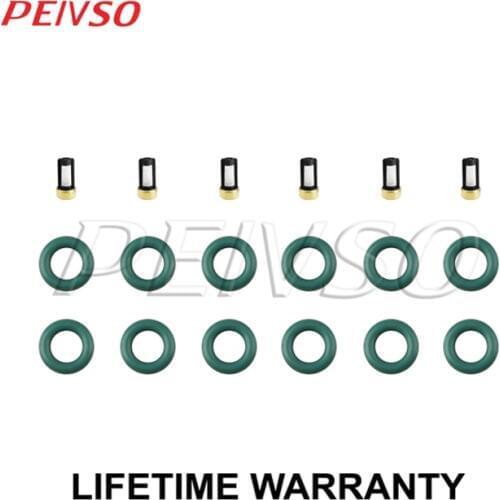 Fuel Injector Service Repair Rebuild Kit Orings Filter for FORD 01-03 4.2L