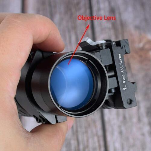Red Dot Rifle Sight 3x Magnifier Tactical Compact Scope Sigh with Flip UP Mount Side Picatinny Airsoft Rail Mount Hunting Gun