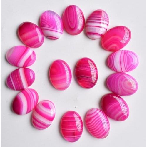 Fashion high quality stripe onyx Oval CAB CABOCHON beads for jewelry accessories making 18x25mm Wholesale 20pcs/lot free