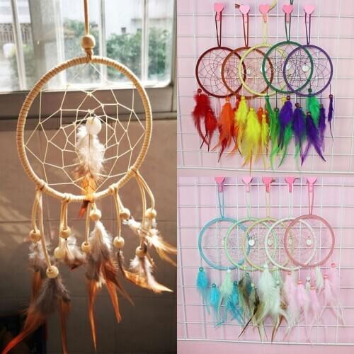 Materials Kits 14 Colors Craft Dreamcatcher Hot Sale Beautiful Dream Catcher Kits Handwork DIY 1Set Ornaments High Quality