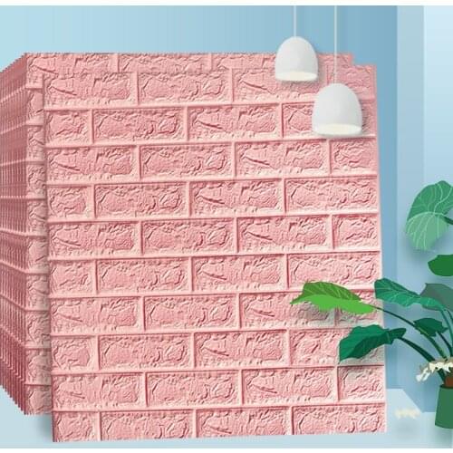 3d Wall Stickers Foam Brick Self-adhesive Diy Wallpaper Waterproof Board Living Room Bedroom Kids Bathroom Home Decoration