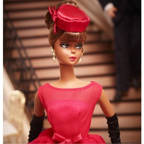 New Authentic Barbie Doll Collectors Edition 2 red skirts Barbie Collector CGT26 Girl Gift Birthday Gift