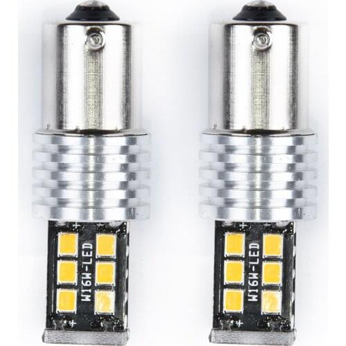 P21/5W Signal Lights LED Bulb Car 15LED Turn Light 2pcs Replaces 2x 15-SMD