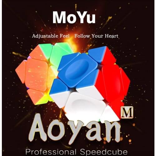 [Picube]MoYu AoYan Skewed M Magnetic Magic Cube Skewbed Magnets Professional Neo Speed Cube Puzzle Antistress Toys For Children
