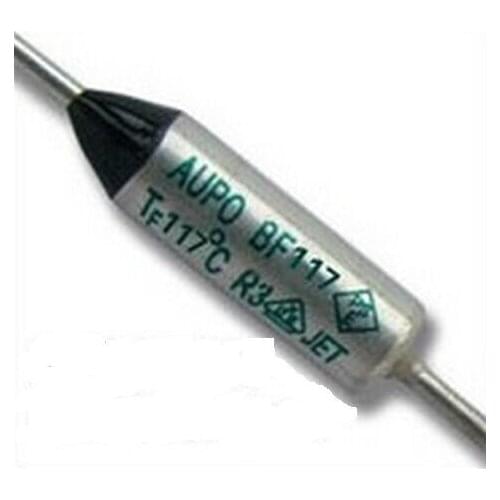 100pcs/lot temperature fuse BF117X Tf 117 degrees 16A 250V RY117 original authentic