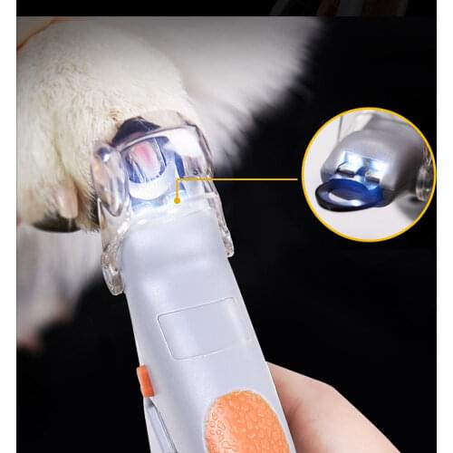 Professional Clipper for dogs Dog Nail Trimmer Pet Cat Claw Grinder With LED Light & 5X Magnifier Safety Pet Nail Clippers