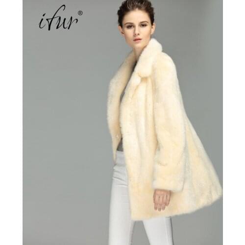 2021 Brand luxury women natural mink fur jacket long style With sashes elegant lady high quality winter fur coat TU144-005