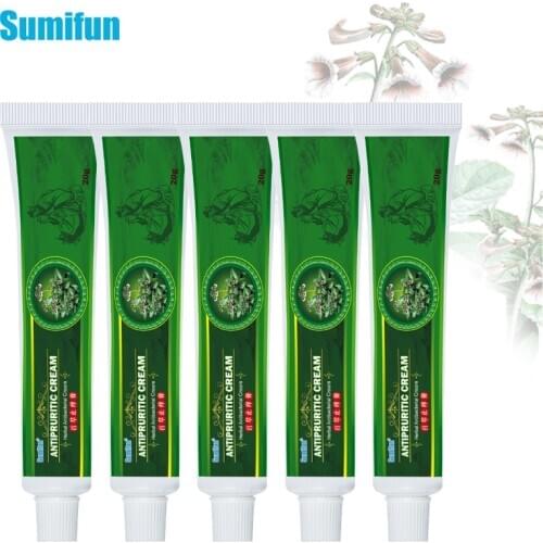 Sumifun 1/3/5pcs Herbal Psoriasis Cream Skin Care Dermatitis Eczema Treatment Anti-itch Chinese Herbal Antibacterial Ointment