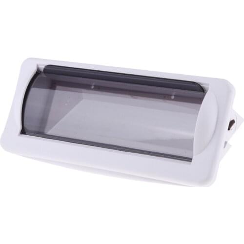 Universal Marine Waterproof Boat Radio Stereo Flip Cover White Boat Flush Mount Stereo Cover For Marine/Caravan/RV/Yacht
