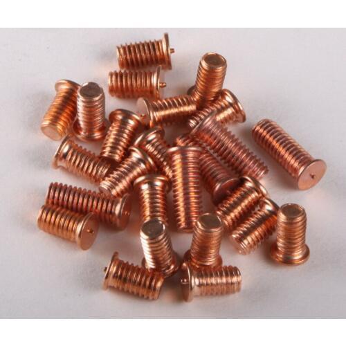 5PCS Copper Plated Screw Welding Screws Spot-Welding Plant Screw Studs M5 * 35 GB902