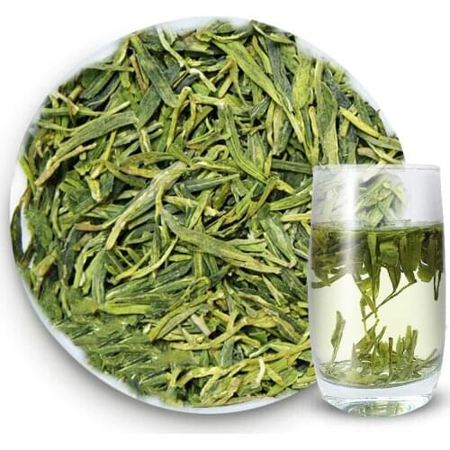 Famous Green Tea Quality Dragon Well Chinese Tea the China Green Tea West Lake Dragon Well Health Care Slimming Beauty Tea