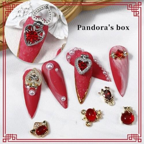 1pc Nail Art Metal Top Zircon Crystal Light Luxury Super Flash Diamond Jewelry Professional Nail Art Supplies Tools Accessories