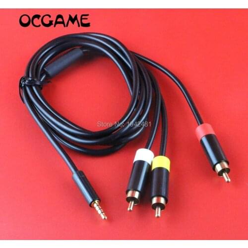 1pcs high quality Worldwide 1.5M Audio video AV Cable Cord for XBOX360E xbox360e version Game Black