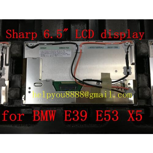 10000%New LQ065T9BR52 LQ065T9BR51 LQ065T9BR54 6.5" LCD screen display for BM&W MK4 X5 E53 E39 car navigation system 3pcs/lot