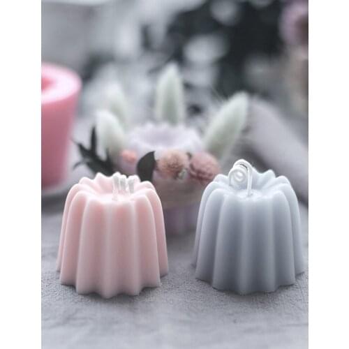 3D Canele Essential Oil Soap Silicone Mold DIY Handmde Making Decorating Scented Candle DIY 3D Cake Chocolate Mould Pudding