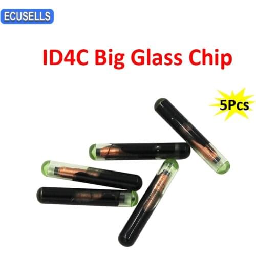 5Pcs/Lot Car Key Chip ID4C Big Glass Chip (After Market) ID 4C Chip for Ford for Toyota for Mazda