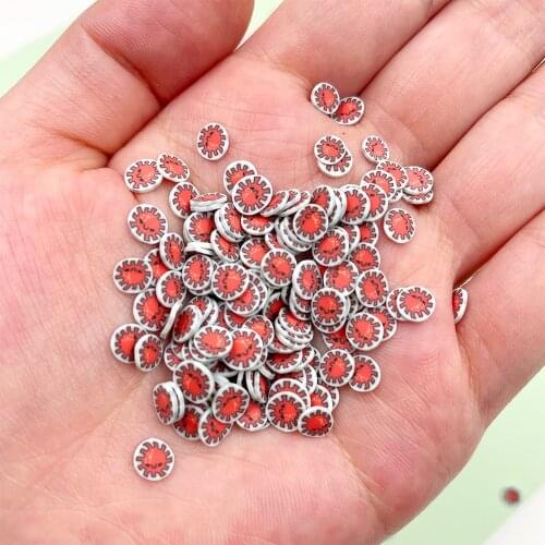 50g/lot Polymer Clay Slices Cartoon Sprinkles for Slime Filling Accessories DIY Nail Art Decoration Crafts Resin Epoxy Filler