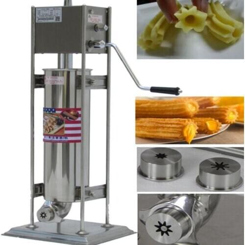 CE 5L Stainless Steel Commercial Manual Spanish Churro Maker Doughnut Machine
