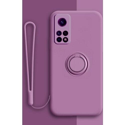 Mi 10T mi10T mi 10 T Pro Lite Case Liquid Silicone Magnetic Stand Camera Protector Cover For Xiaomi mi 10T mi10T mi 10T Pro Lite