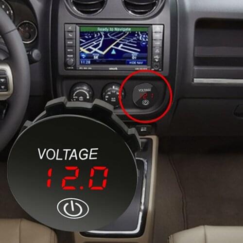 DC 12V-24V Digital Panel Voltmeter Voltage Meter Tester Led Display For Car Auto Motorcycle Boat ATV Truck Refit Accessories