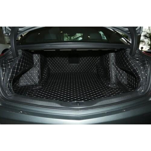 Good mats! Special trunk mats for Cadillac CT6 2017 durable waterproof boot carpets liner cargo mat for CT6 2016,Free shipping