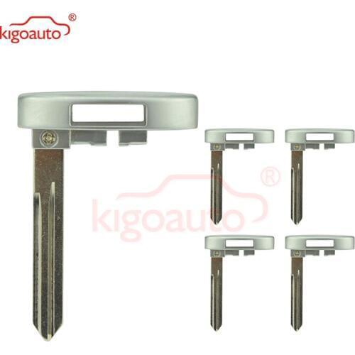 Kigoauto 5pcs New Uncut Replacement Smart Key Blade For Cadillac CTS DTS STS XLR Emergency Uncut HU100 B106 key blade
