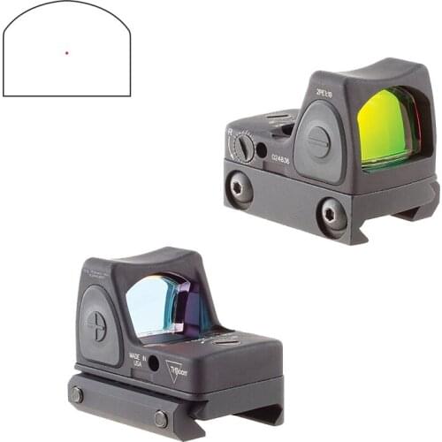 Mini RMR Red Dot Scope Sight Collimator Glock Rifle Reflex Sight Scope fit 20mm Rail & Glock Mount