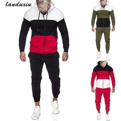 Landuxiu Men's Sports Hoodies