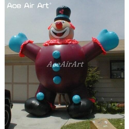 Inflatable cartoon replica giant inflatable clown model for event decoration