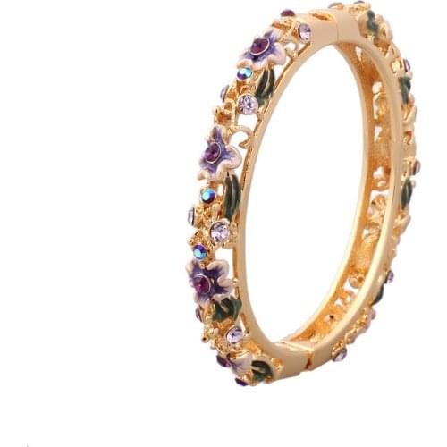 Beijing fashion jewelry Cloisonne Enamel Bracelet womens Korean version of fine fashion retro jewelry birthday gift