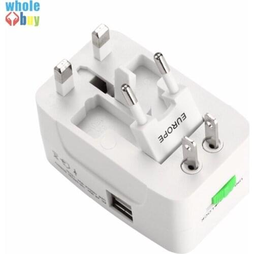 Electric Plug Power Socket Adapter global International Travel Adapter USB Power Charger Plug EU UK US AU 60pcs/lot