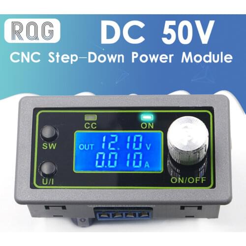 50V5A CNC step-down adjustable power supply module voltage and current meter constant voltage constant current DC LCD display