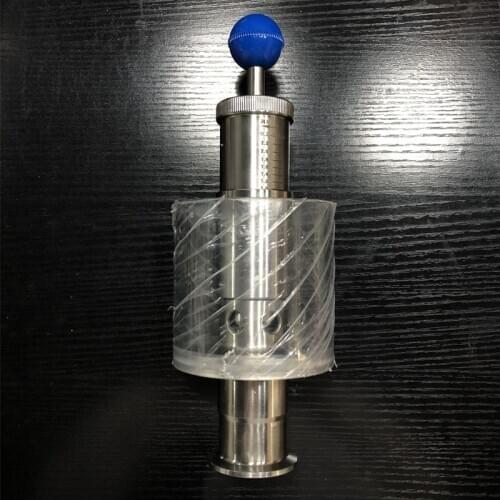 1.5" Tri Clamp 0.2-2.2 Bar Sanitary Adjustable Pressure Relief Direct Safety Valve SUS304 Stainless Steel Beer Brew