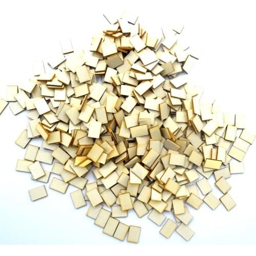 Deal with Wooden Craft Unfinished Wood Pieces DIY Handmade Scrapbooking Material Building Model Home Party Decoration