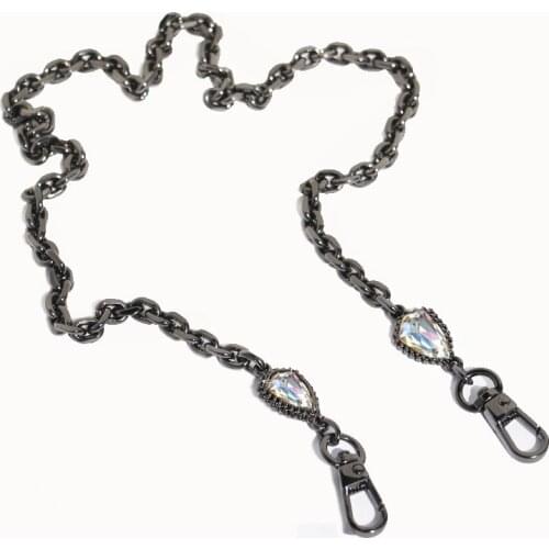 Handbag Metal Chains Purse Chain With Buckles Shoulder Bags Straps Handbag Handles Bag Parts & Accessories obag handles