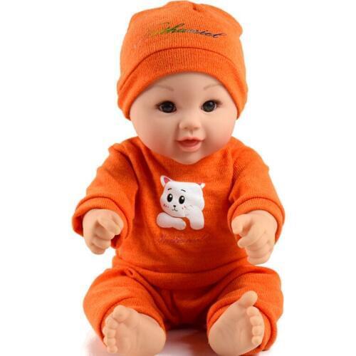 Vinyl Silicone Lifelike Alive Babies Toys Doll Simulation Safety Toy Girls Kids Christmas Gift