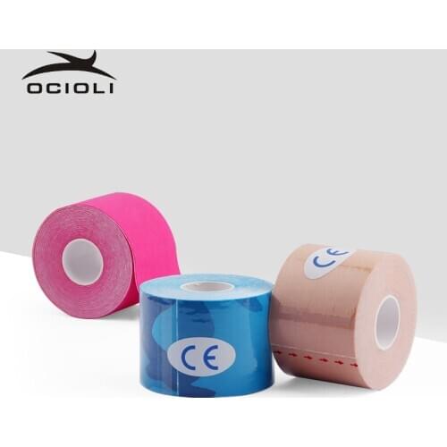 5mx5cm Waterproof Tape Athletic Kinesiology Tape Sport Taping Strapping Basketball Football Knee Muscle Tape Kinesiotape