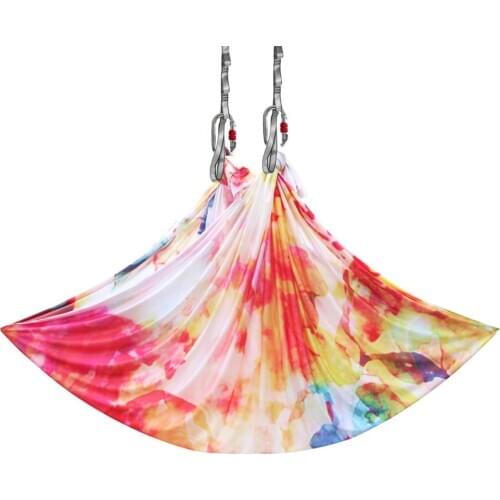 High Quality 14Meters Aerial Yoga Hammock Fitness 100% Nylon Yoga Fabric By Dance Yoga exercise