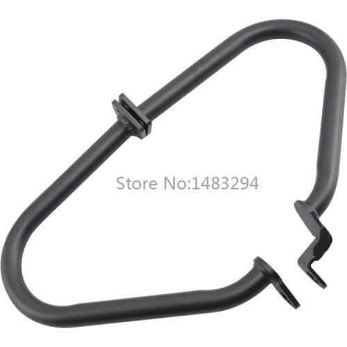 Black Engine Guard Crash Bar Protection Bumper For Triumph Bonneville T100 SE T100 T900 2009-2017